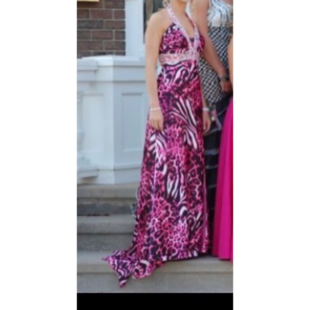 Mori Lee Prom Dress Animal Print